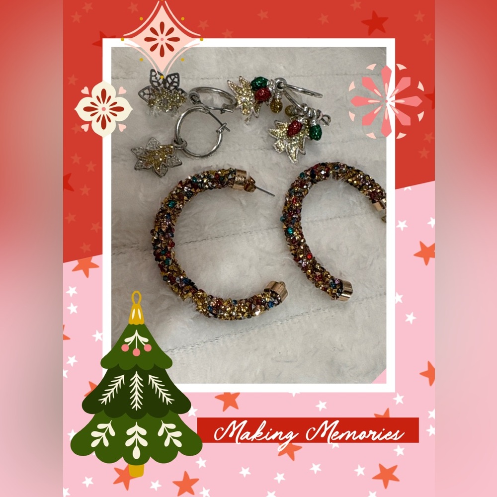 Christmas 🎄 Festive Earring Lot